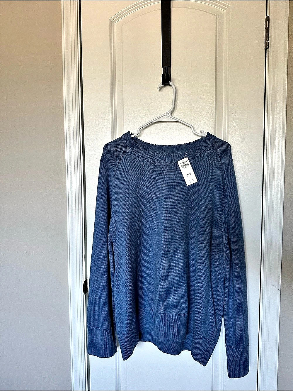 Abercrombie & Fitch The A&F Madeline Crew Sweater Blue Small